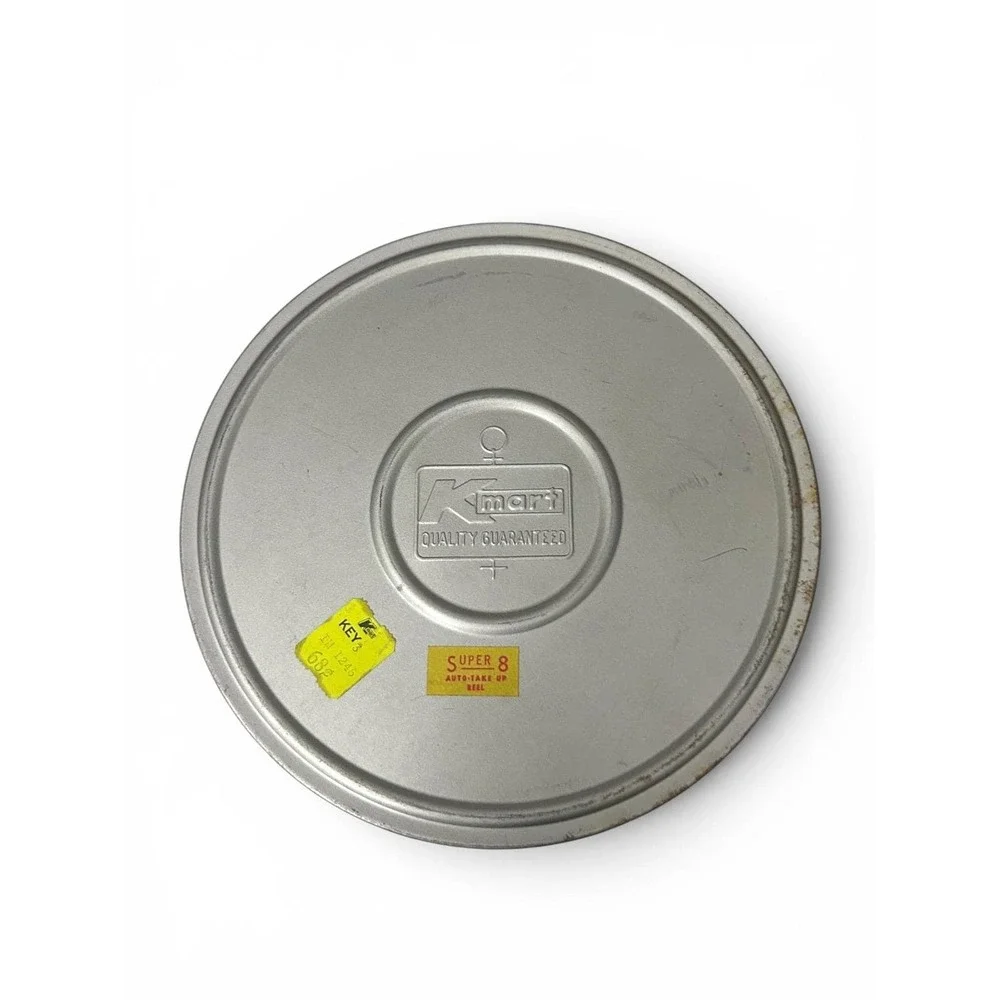 VTG Kmart Quality Guaranteed Super 8 Film Canister Compco 400 Ft Metal Reel Set